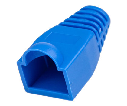 Kabel komputerowy UNITEK Osłona wtyku RJ45, 6 mm, 100 szt. niebieska OT157BL